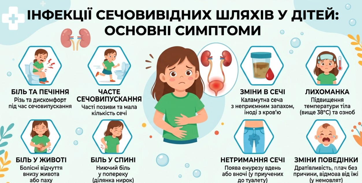 Інфекції сечовивідних шляхів у дітей